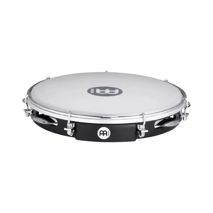 Meinl PA10ABS-BK 10″ ABS Pandeiro, Mylar Head – Black