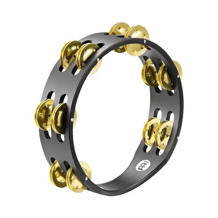 Meinl Percussion 8″ Compact Wood Tambourine w/ Brass Jingles