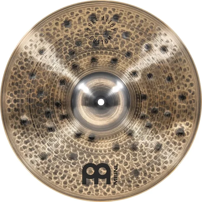 Meinl Pure Alloy Custom Extra Thin Hammered Crash Cymbal 16″