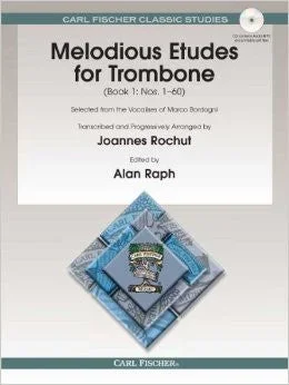 Melodious Etudes for Trombone – Book 1, No. 1-60 – Book/CD