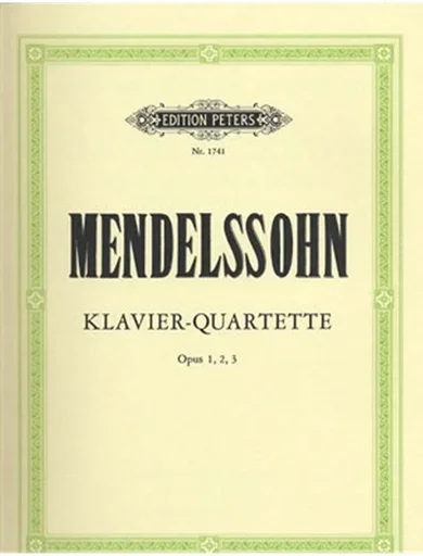 Mendelssohn, F.: Complete Piano Quartets, No.1-3 (violin, viola, cello, and piano)