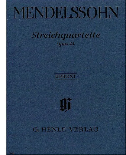 Mendelssohn, F. (Herttrich): String Quartet, Op. 44, No. 1-3, urtext (2 violins, viola, and cello)