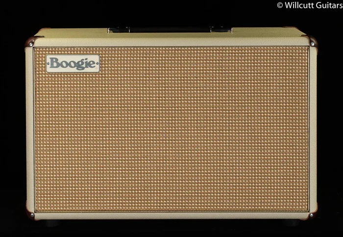 Mesa Boogie 112 California Tweed 23 Guitar Cabinet, Cream Bronco Cream Tan Grille