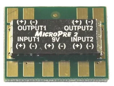 MicroPre 2 – Miniature Two-Channel Preamp for Acoustic and Magnetic Pickups