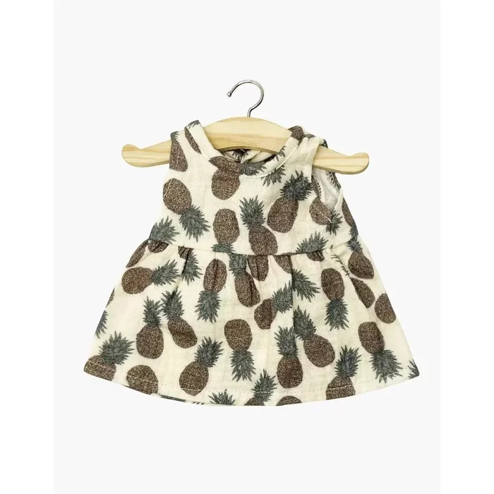 Minikane Gordis – faustine sleeveless dress in pineapple cotton gauze