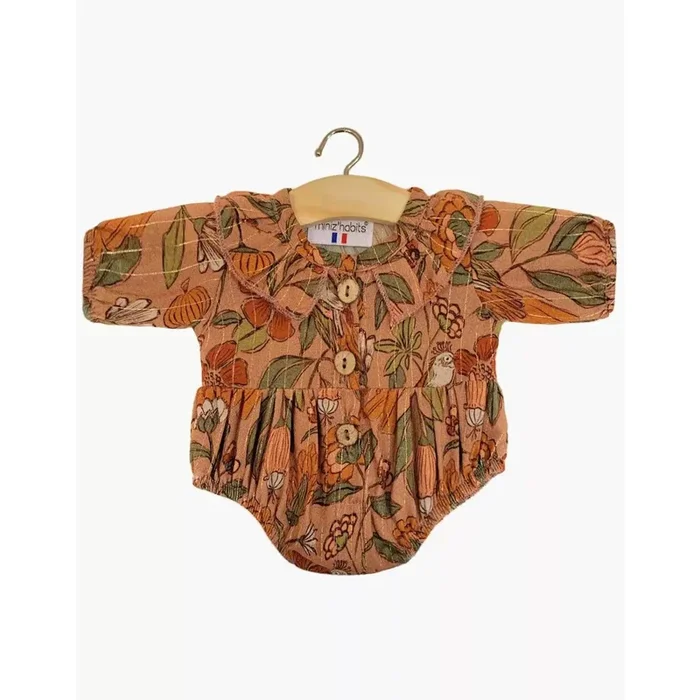 Minikane Gordis – léonore viscose romper birds of the islands