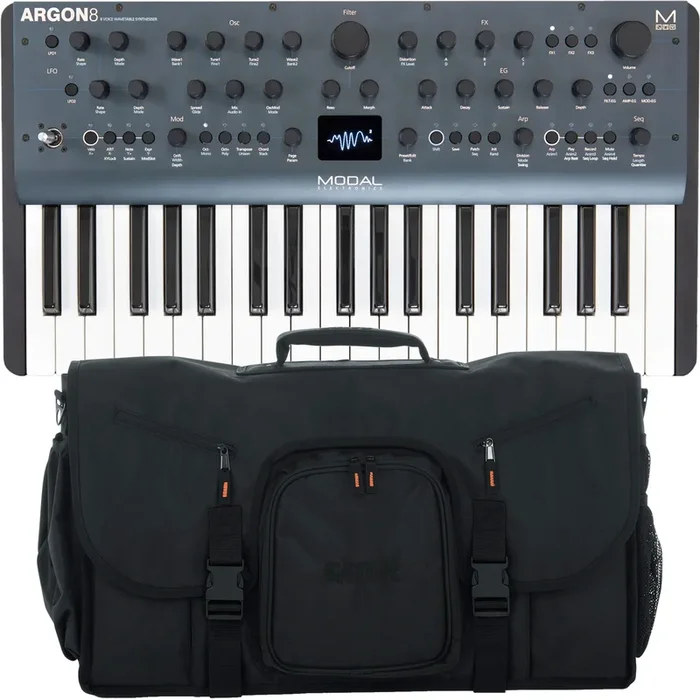 Modal Electronics Argon8 37-Key Polyphonic Wavetable Synthesizer CARRY BAG KIT