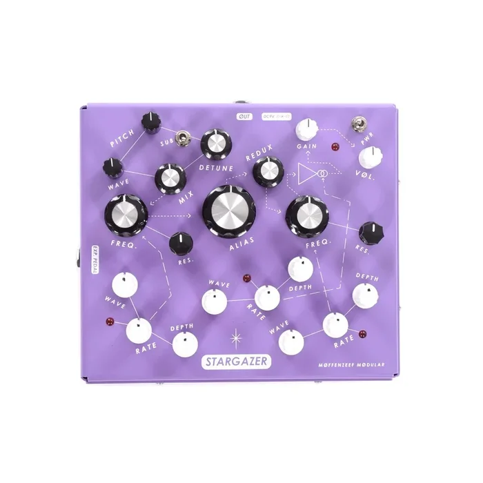 Moffenzeef Modular Stargazer V3 Drone Synth Pedal V3 Purple
