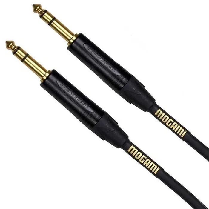 Mogami 6FT Gold Series Stereo TRS Cable – Straight/Straight