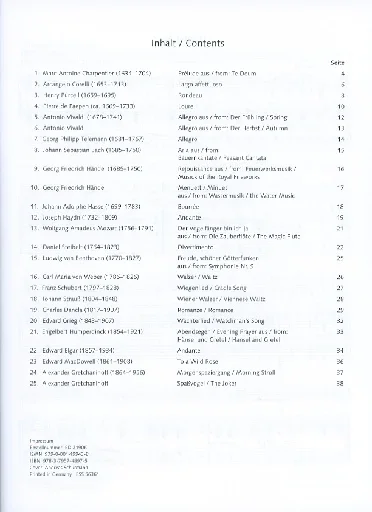 Mohrs: (collection) Classical Music for Children (violin & piano) Schott