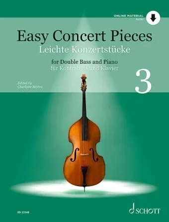Mohrs: Easy Concert Pieces – Volume 3 (double bass and piano) Schott