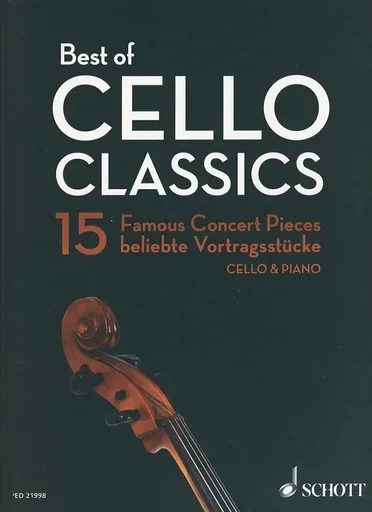 Mohrs, (editor): Best of Cello Classics-15 Famous Concert Pieces for Violoncello & Piano