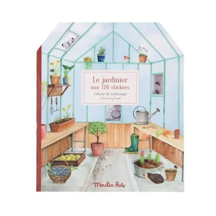 Moulin Roty le jardinier – sticker book