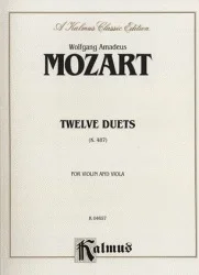 Mozart, W.A.: 12 Duets K.487 (Violin, Viola)