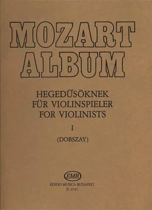 Mozart, W.A. (Dobszay): Mozart Album-Songs (violin & piano)