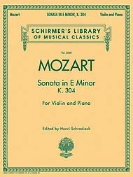 Mozart, W.A.: Sonata in E minor K.304 (violin & piano)