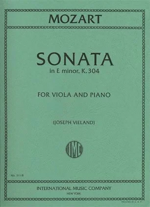 Mozart, W.A. (Vieland): Sonata in E minor K.304 (viola & piano)