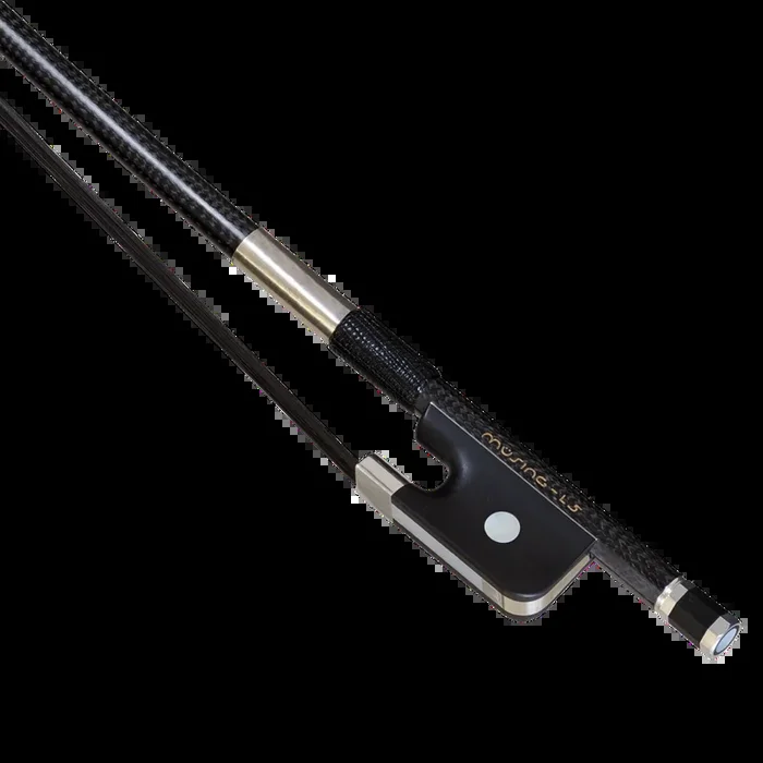 Muesing Double Bass Bow French: L5 Carbon Fibre with Silver Fittings