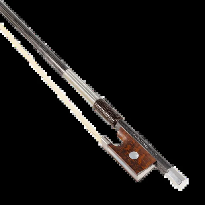 Muesing Violin Bow: L5 Carbon Fibre with Stainless Steel Fittings and Snakewood Frog