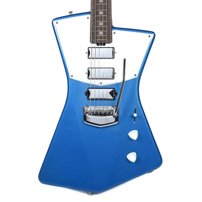 Music Man St. Vincent HHH Vincent Blue Figured Roasted Maple Neck w/Rosewood Fingerboard