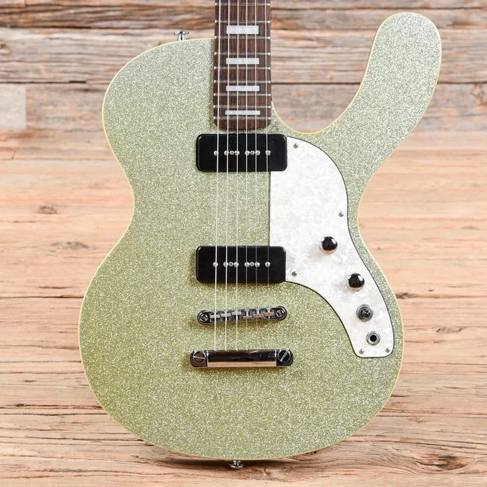 Musicvox Guitar Silver Sparkle