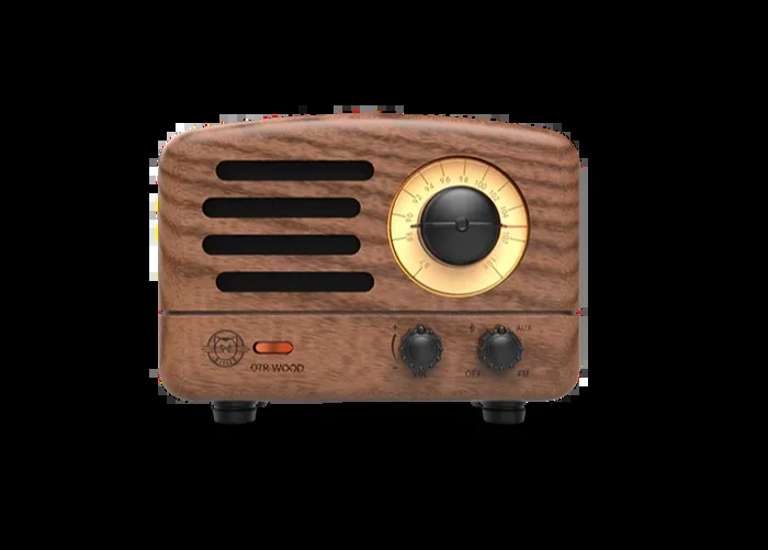 Muzen OTR Walnut Bluetooth Speaker and Radio