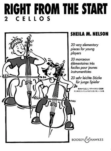 Nelson, S.: Right From the Start – 20 Very Elementary Pieces for Young Players (two cellos)