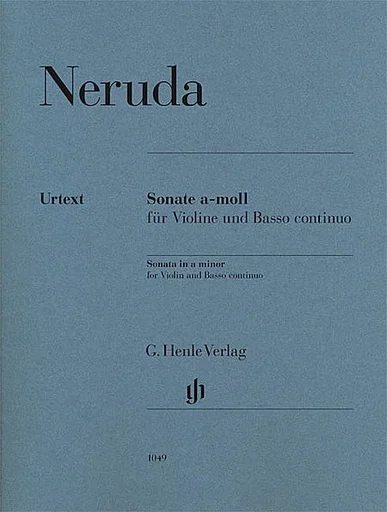 Neruda, J.B.G. (Pilkova/Gerlach, ed.): Sonata in A minor, urtext (violin and basso continuo/piano)