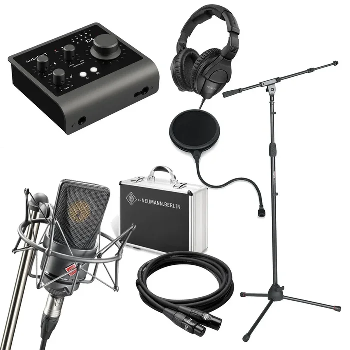 Neumann TLM 103 MT Mono Set with Shockmount and Case – Black STUDIO ESSENTIALS BUNDLE