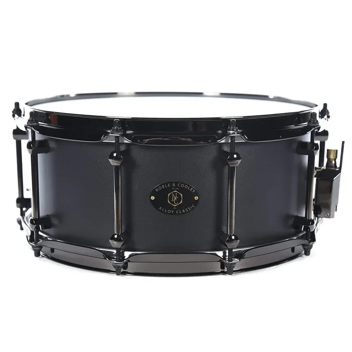 Noble & Cooley 6×14 Alloy Classic Snare Drum Black