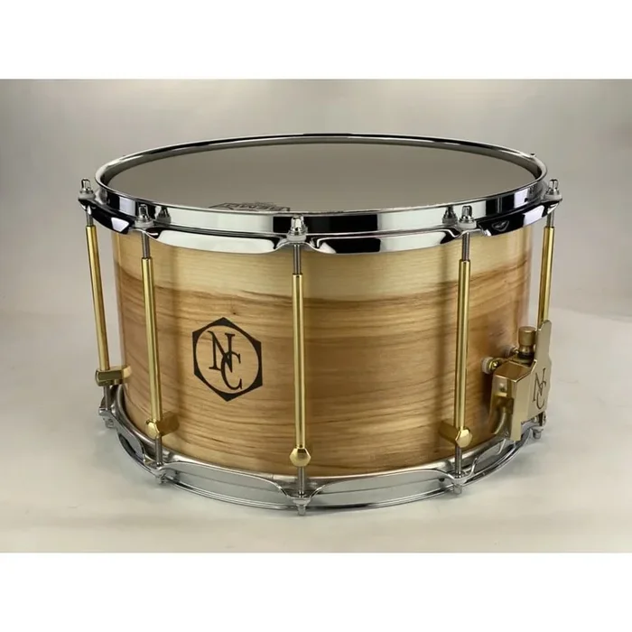 Noble & Cooley Solid Shell Classic Birch Snare Drum 14×8 Natural Oil