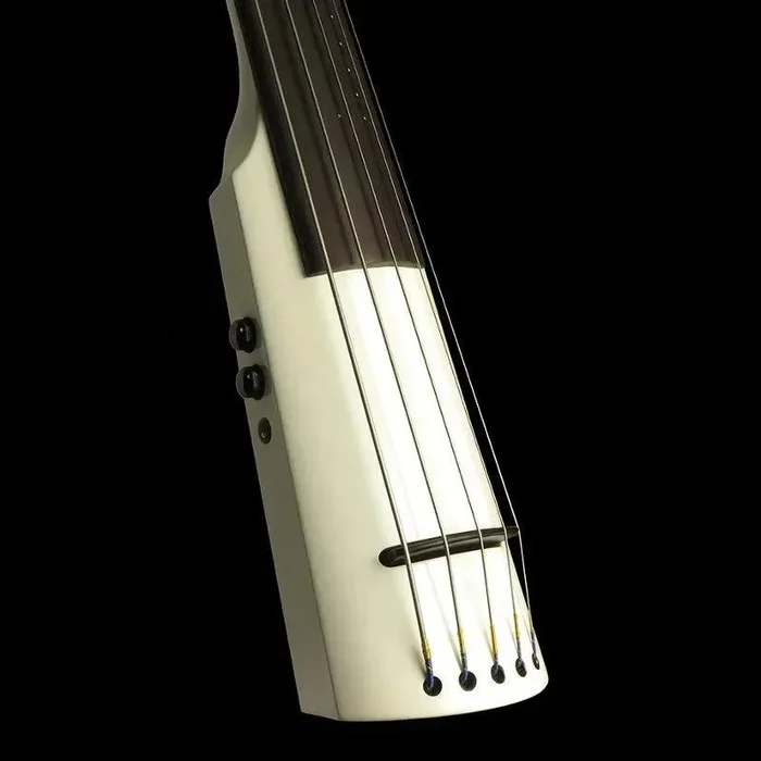 NS Design WAV5 Bajo vertical de 5 cuerdas, Blanco brillante
