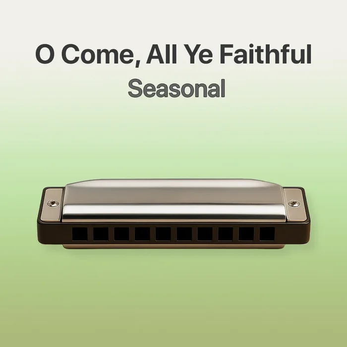 O come all ye faithful – Harmonica tab