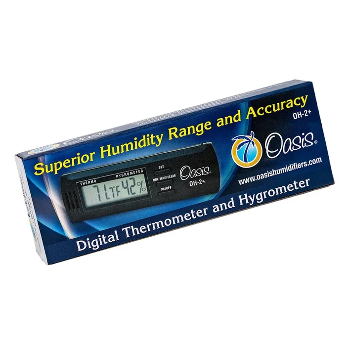 Oasis Digital Thermometer & Hygrometer OH-2+