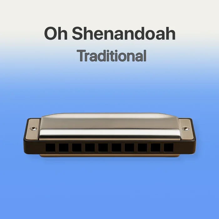 Oh shenandoah – Harmonica tab
