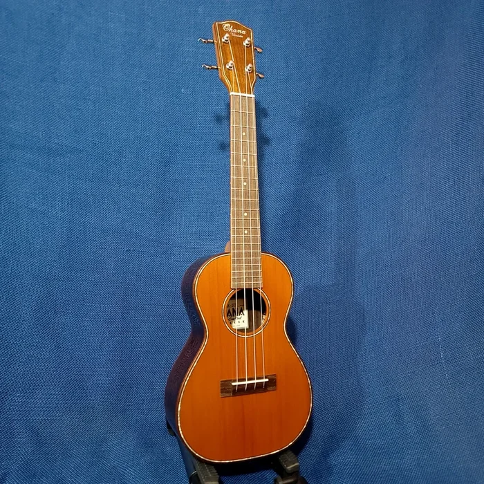 Ohana Concert CK-50G All Solid Cedar / Rosewood Ukulele h354