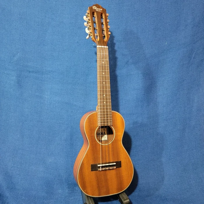 Ohana Concert Taropatch Blem 8 String CK-35-8 All Solid Mahogany Ukulele S882