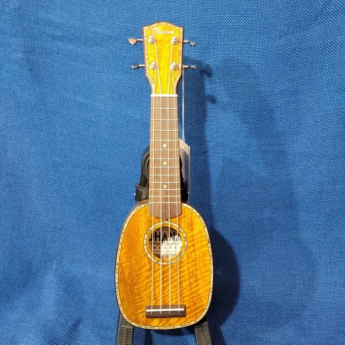Ohana Pineapple Sopranissimo TTPK-220G All Solid Mango Teenie Tiny Ukulele h482