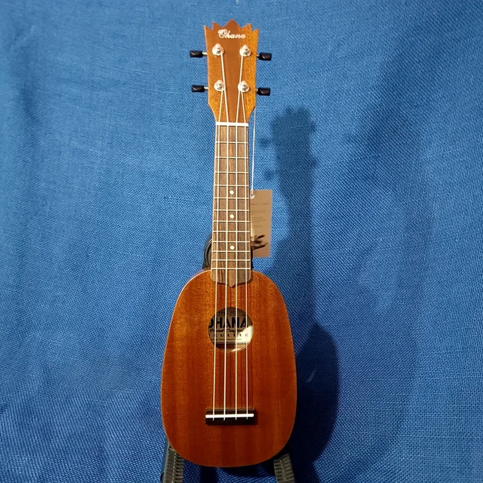 Ohana Sopranino Tiny Pineapple TPK-25G All Solid Mahogany Ukulele h339