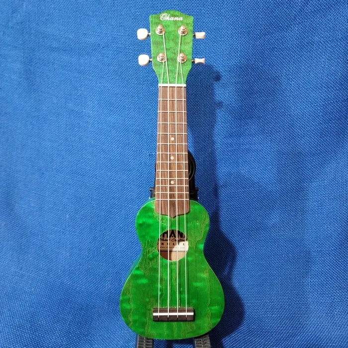 Ohana Sopranissimo O’Nina Green SK-08GN Laminate Willow Teenie Tiny Ukulele p241