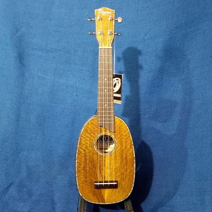Ohana Soprano Pineapple PK-220G All Solid Mango Ukulele h340