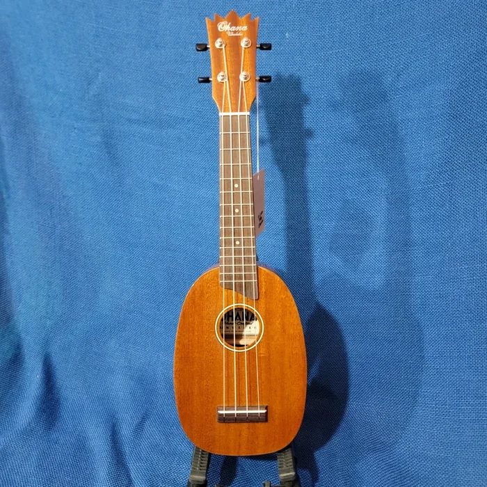 Ohana Soprano Pineapple PK-25G All Solid Mahogany Ukulele h187