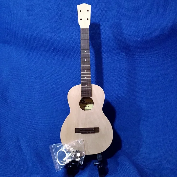 Ohana Tenor TK-KIT DIY Kit Laminate Mahogany Do It Yourself Paintable Ukulele