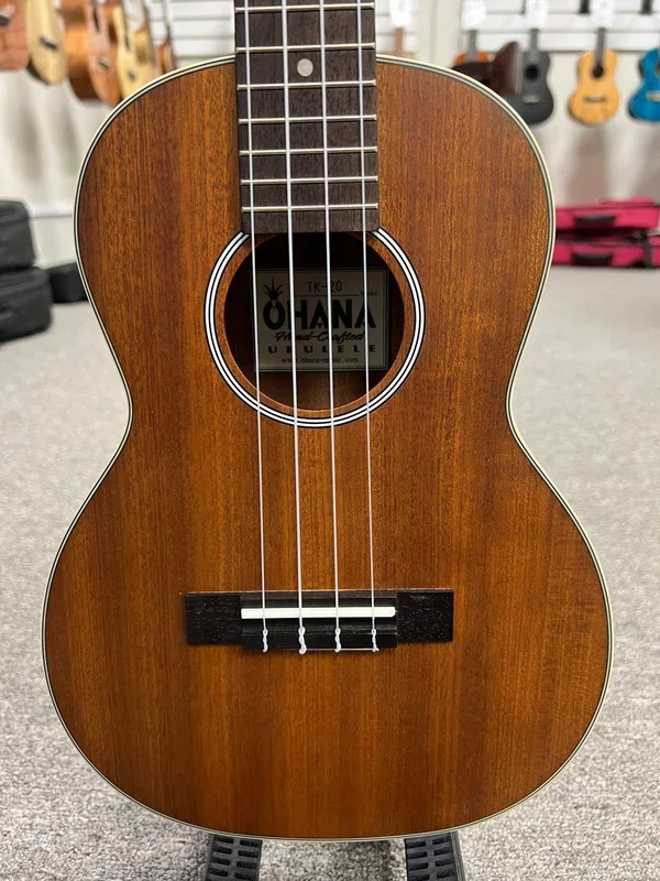 OHANA TK-20 Mahogany Tenor Ukulele – Solid Top