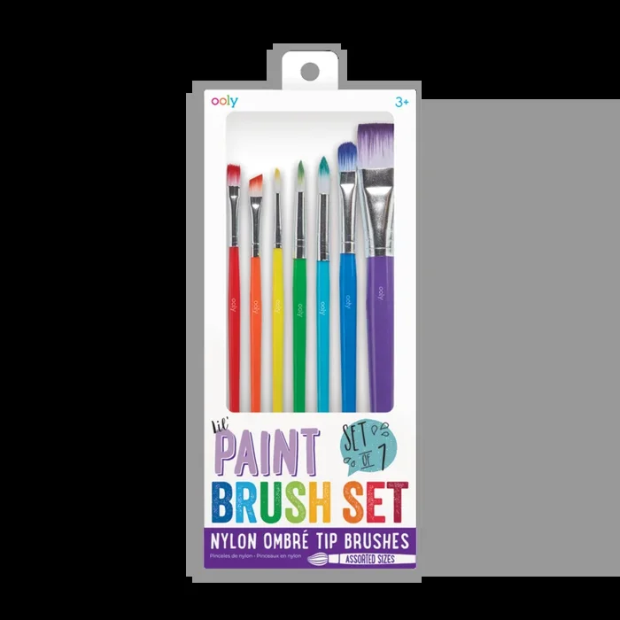 Ooly lil paint brushes set of 7