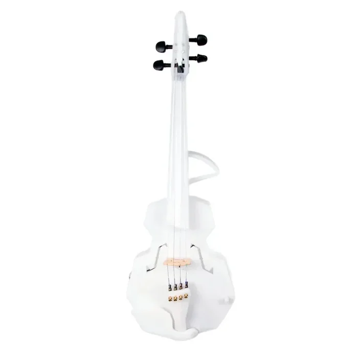 OpenFab Strata Glow 4-String Acoustic-Electric Violin, White with LR Baggs pickup & LEDs