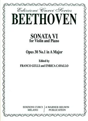 *OUT OF PRINT* Beethoven, L.van (Gulli): Sonata Op.30#1 in A major (violin & piano)