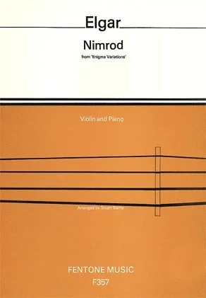 *OUT OF PRINT* Elgar, Edward (Barrie): Nimrod (violin & piano)