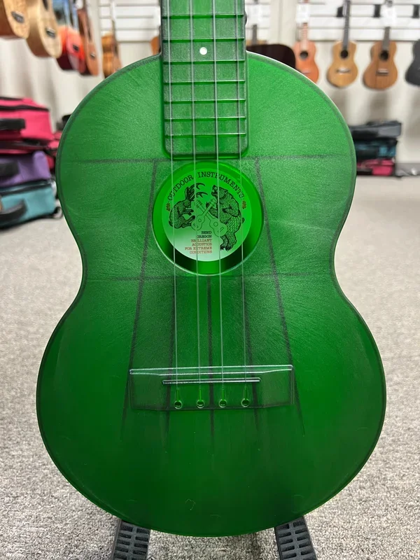 OUTDOOR Tenor Ukulele – Green Nickel – Travel Uke