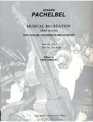 Pachelbel, J.: Suite No.5 in C: Suite No.6 om Bb (2 violins, cello, piano)
